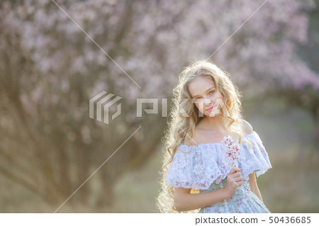 Sad Woman in a beautiful dress dreams Sad Woman in a beautiful dress dreams 50436685