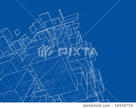 Vector abstract boxes background Vector abstract boxes background 50436759
