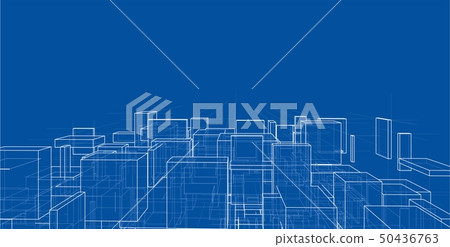 Vector abstract boxes background Vector abstract boxes background 50436763