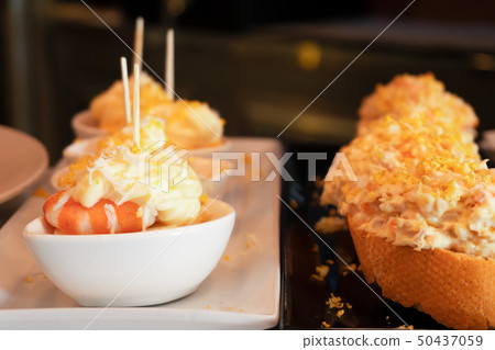 Pinchos, trditional spanish snacs 50437059