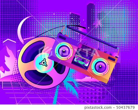 retro party wave retro party wave 50437679