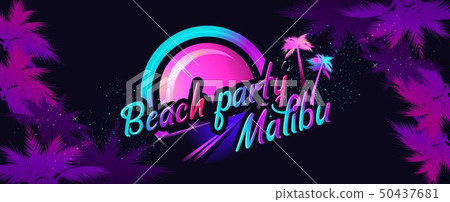 Retro Wave Sunset Retro Wave Sunset 50437681