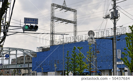 Kawasaki cityscape in Japan I look at Tokyu Corporation Miyamaedaira Station Kawasaki cityscape in Japan I look at Tokyu Corporation Miyamaedaira Station 50437684