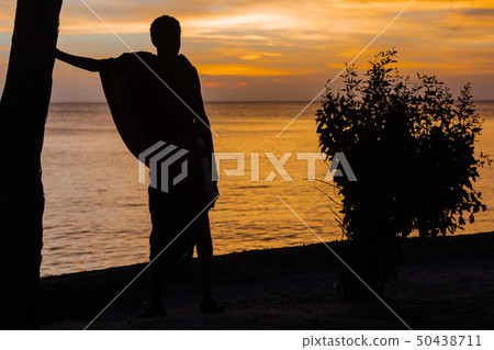masai sunset sea Kizimkazi Unguja Zanzibar Island Tanzania East Africa 50438711