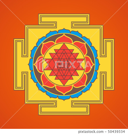 hinduism yantra sacred geometry mandala. hinduism yantra sacred geometry mandala. 50439334