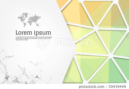 Abstract colorful geometric design template with Abstract colorful geometric design template with 50439449