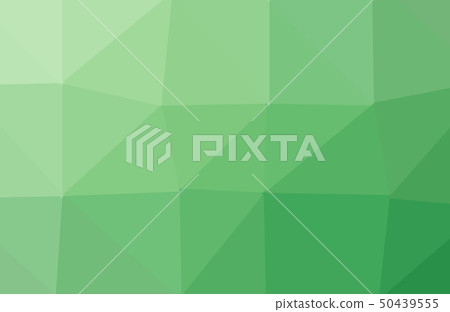 Abstract Light green Polygonal Mosaic Background, 50439555