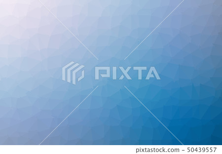 Light BLUE vector triangle mosaic cover. Modern 50439557