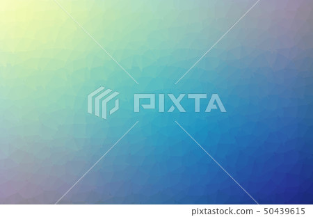 Blue White Polygonal Mosaic Background, Vector 50439615