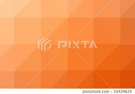 Light Orange polygonal illustration, which consist 50439629