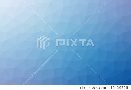 Blue White Light Polygonal Mosaic Background, 50439706