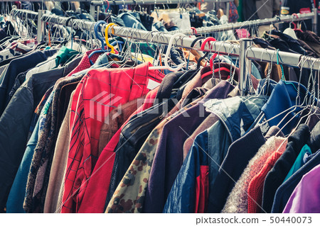 second hand clothes vintage fashion  flea market 50440073