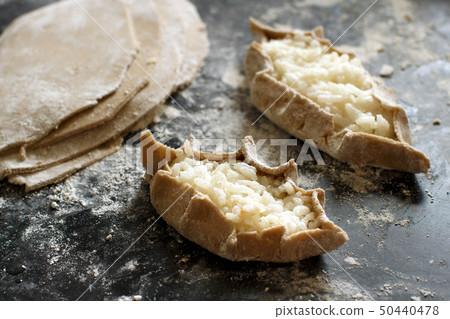 Traditional karelian pasties with rice Traditional karelian pasties with rice 50440478