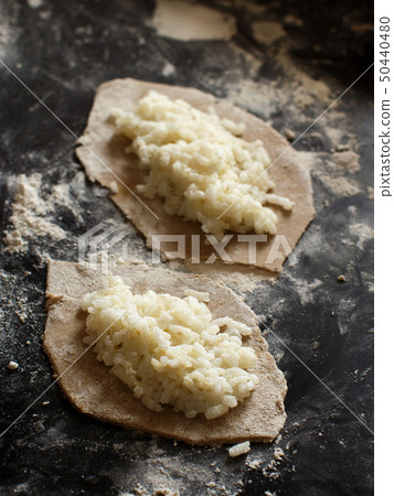 Traditional karelian pasties with rice 50440480