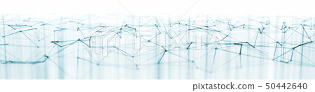 Modern triangles connection technology background Modern triangles connection technology background 50442640