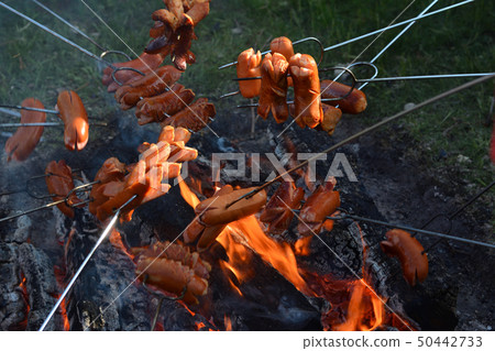 Witches Grilled Sausage-Prague Czech Republic 50442733