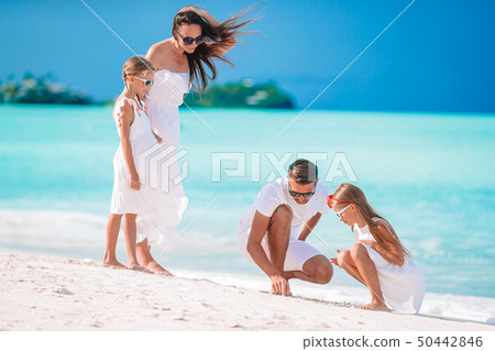 Outdoor fashion portrait of stylish woman on the beach. Outdoor fashion portrait of stylish woman on the beach. 50442846