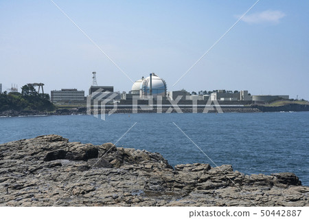 Genkai Nuclear Power Station Overlooking the Sea 50442887