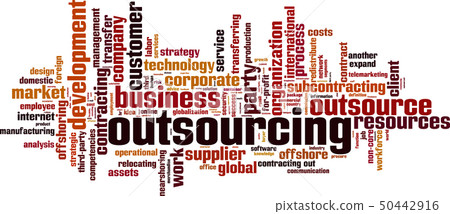 Outsourcing word cloud Outsourcing word cloud 50442916