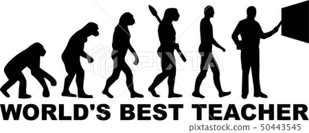 Teacher Evolution - Stock Illustration [50443545] - PIXTA