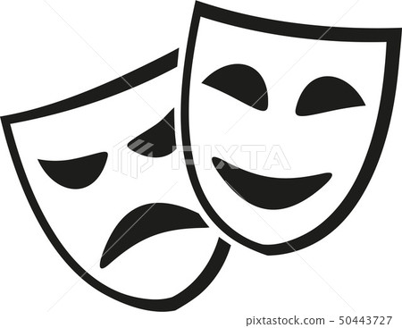 Theater masks icon 50443727