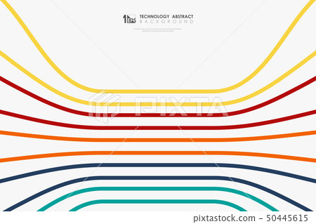 Abstract colorful tech lines mesh business 50445615