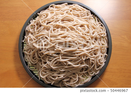 Large serving of soba and mori soba. 50446967