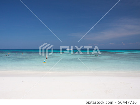 blue sky and turquoise sea blue sky and turquoise sea 50447716