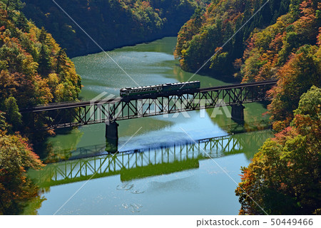 Railroad Trip Tadami Line Third Tadami River Bridge 50449466