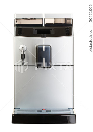 Modern coffee machine with steam milk frother 50451006