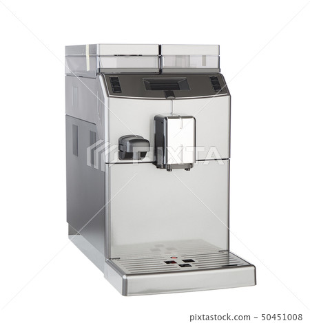 Modern coffee machine with steam milk frother 50451008