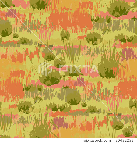 Abstract repeated patten of the steppe landscape Abstract repeated patten of the steppe landscape 50452255