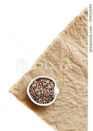 Uncooked mixed quinoa grain Uncooked mixed quinoa grain 50452944
