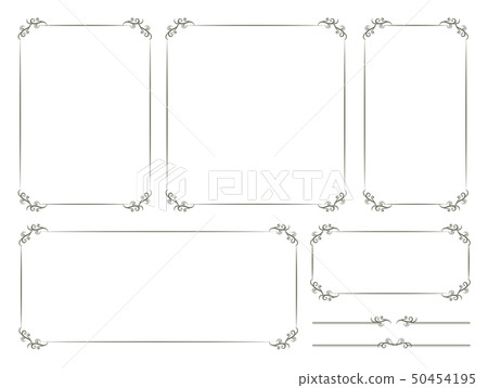 European frame - Stock Illustration [50454195] - PIXTA