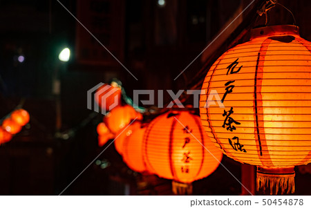 在台灣九寨街的紅燈籠 在台灣九寨街的紅燈籠 50454878