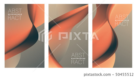Cover Design Template. Abstract gradients waves BG 50455512