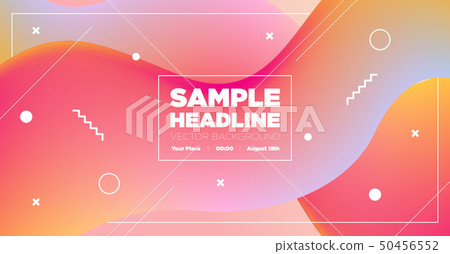 Cover Design Template. Abstract gradients waves BG Cover Design Template. Abstract gradients waves BG 50456552
