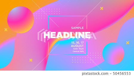 Cover Design Template. Abstract gradients waves BG Cover Design Template. Abstract gradients waves BG 50456553