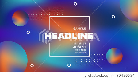 Cover Design Template. Abstract gradients waves BG Cover Design Template. Abstract gradients waves BG 50456554