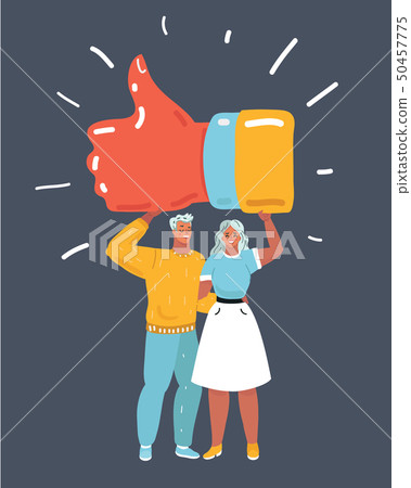 Young couple man and woman. 50457775