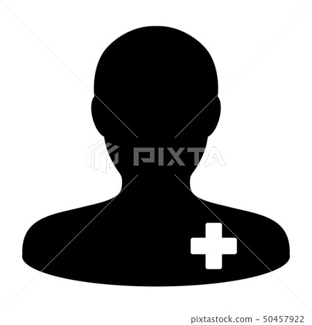 Consultation icon vector of male person profile 50457922