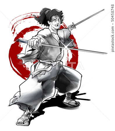 Samurai-Gray scale Samurai-Gray scale 50458748