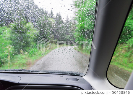 Rainy day drive Rainy day drive 50458846