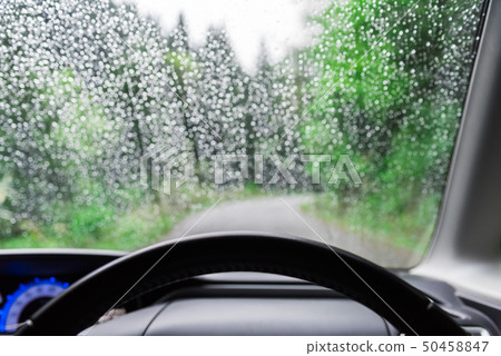 Rainy day drive Rainy day drive 50458847