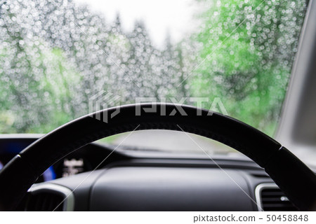 Rainy day drive 50458848