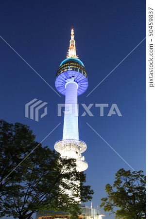 Korea, Seoul Tower, Night View 50459837