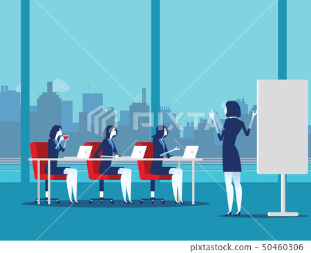 Business team meeting working and talking Business team meeting working and talking 50460306