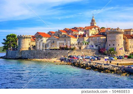 Korcula old town, Dalmatia, Croatia Korcula old town, Dalmatia, Croatia 50460853