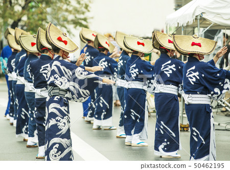 Sado Okesa Summer Festival Traditional Dance Sado Dance World Cultural Heritage Image Material Sado Okesa Summer Festival Traditional Dance Sado Dance World Cultural Heritage Image Material 50462195