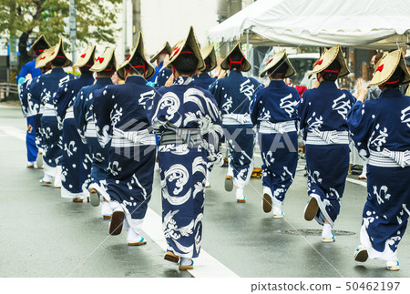 Sado Tokasa夏季節日傳統舞蹈圖片素材 50462197